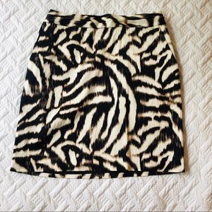 Ann Taylor Animal Print Skirt ~With Pockets~
